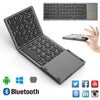 Mini Folding Keyboard Bluetooth Wireless Portable Universal Foldable Keyboard with Touchpad for Windows Android IOS Tablet iPad